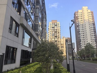 城市住宅区街道景观