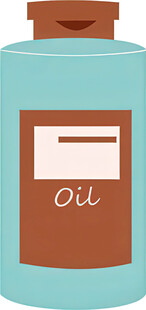 蓝色油罐图标
