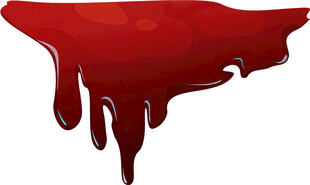 红色滴落液体图案