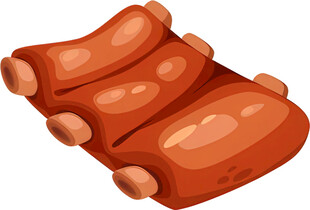 美味诱人的红烧排骨