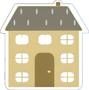雨中的温馨小屋