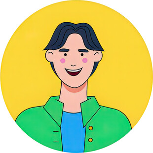 微笑穿绿衣的男士头像