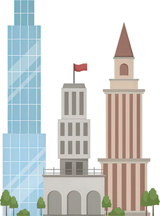 城市标志性建筑景观