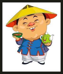 手绘古代官员