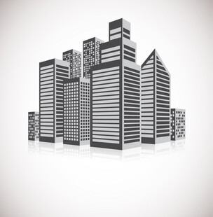 现代高楼建筑群