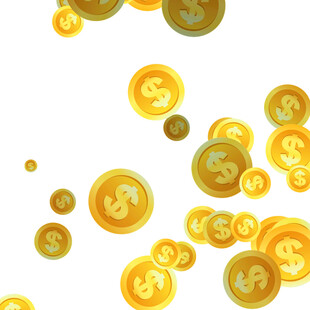 金币洒落画面