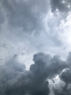 乌云密布的天空景象