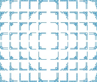 中式矢量边框