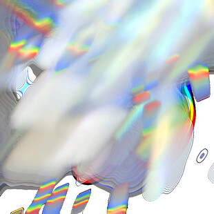 梦幻炫彩抽象光影画面