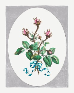 手绘花卉图案