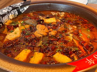 麻辣鲜香的美味火锅