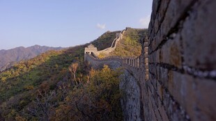 秋日长城景色