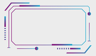 科技风边框设计元素