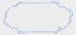 蓝色渐变边框装饰图案