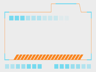 简约几何边框设计元素