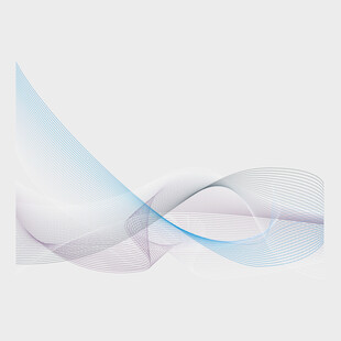 飘逸渐变曲线抽象背景图