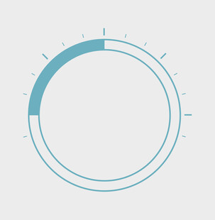 环形进度条图标设计元素