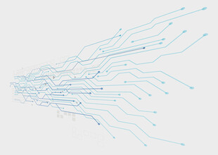 科技感脑状线路图