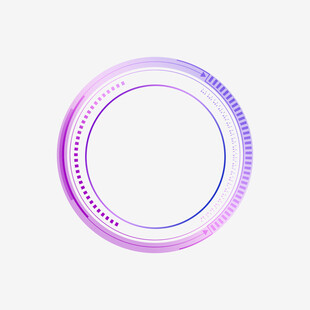 渐变环形图案设计元素