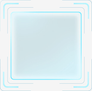 浅蓝色渐变方形边框背景