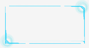 蓝色渐变边框空白背景图