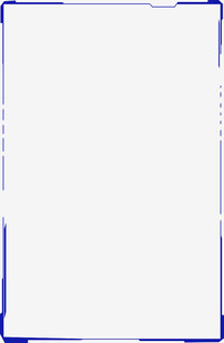 蓝色边框空白背景图
