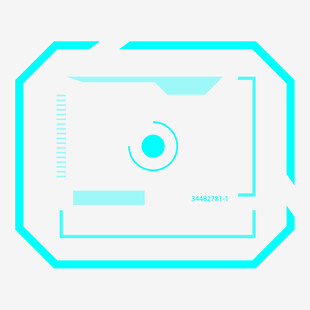 科技感电脑界面图标