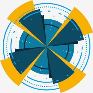 几何圆形图案设计元素