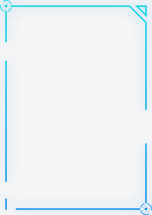 蓝色简约边框空白背景图