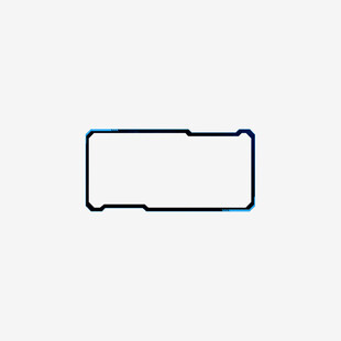 简约线条勾勒的手机轮廓