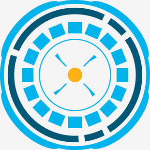 科技感圆形图案设计元素