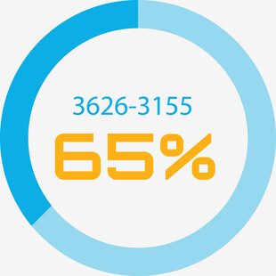 数据占比环形图展示