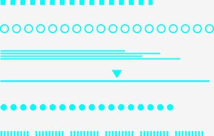 简约蓝白线条装饰图案