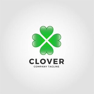 绿色四叶草公司标志