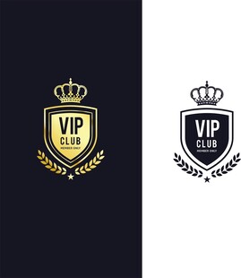 VIP俱乐部标志设计