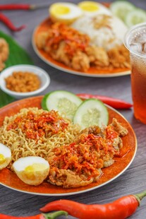 美味东南亚风味面食套餐
