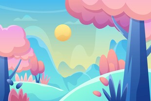 风景插画