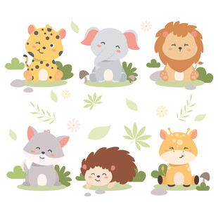 动物插画图片