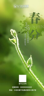 春分节气海报