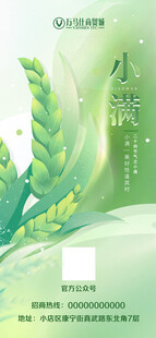 小满节日海报