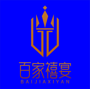 百家禧宴标志设计