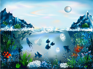 梦幻海底世界景观