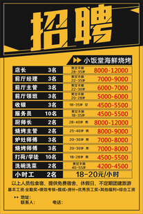 招聘启事