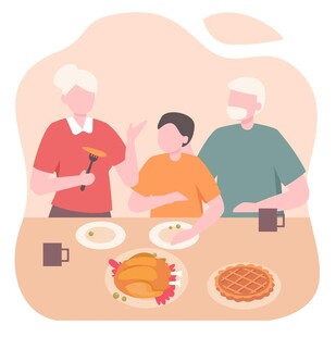 三代同堂享丰盛美食