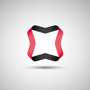 抽象几何形状标志设计
