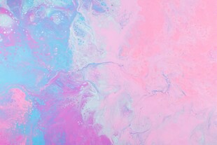 梦幻粉蓝渐变水彩背景