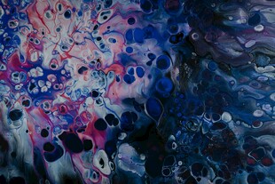 梦幻抽象色彩艺术画作