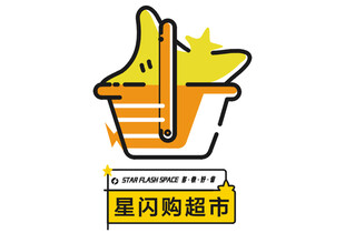 星闪购超市LOGO