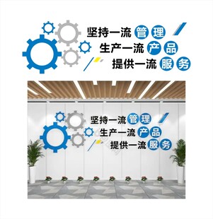 工业风齿轮企业墙