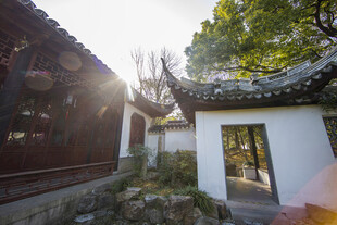 中式庭院景致